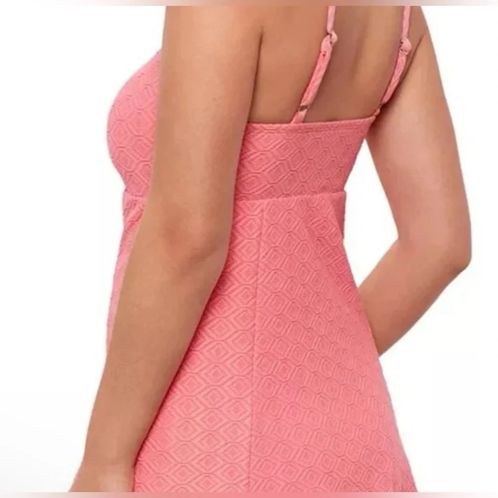 Swim Solutions Tummy Control Bow Front Swim Dress NWT Sz 18 - Picture 3 of 15